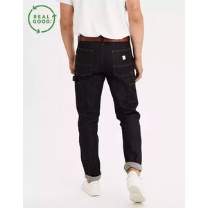 ae slim carpenter selvedge raw jean